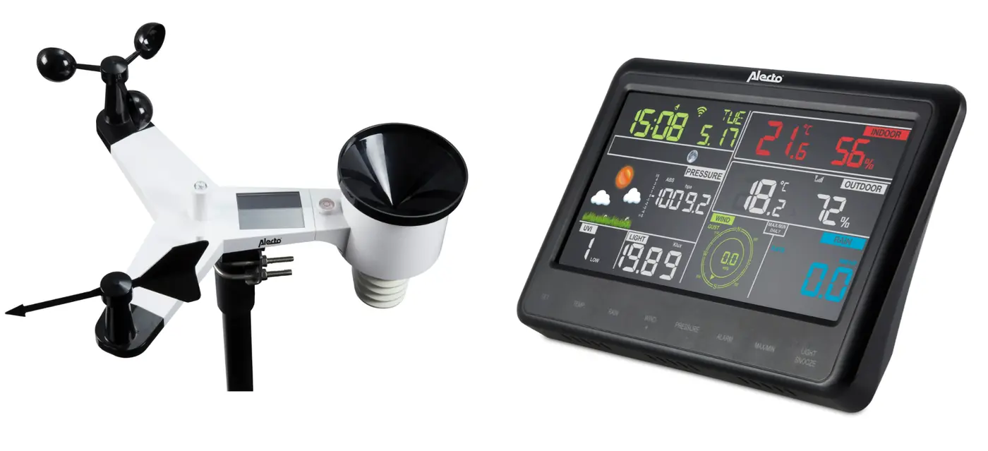 Type weerstation Alecto WS-5500 (buiten- en binnenunit)